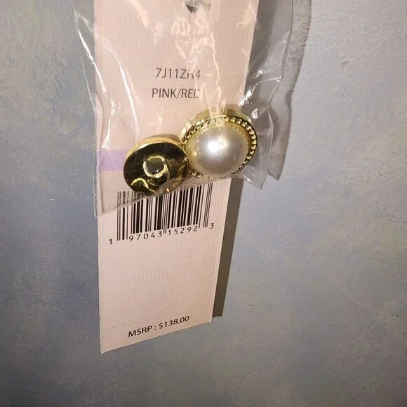 Nanette Lepore Women's Tweed Jacket Pearl Button Accents Fringe Details Size 6 - Picture 8 of 11